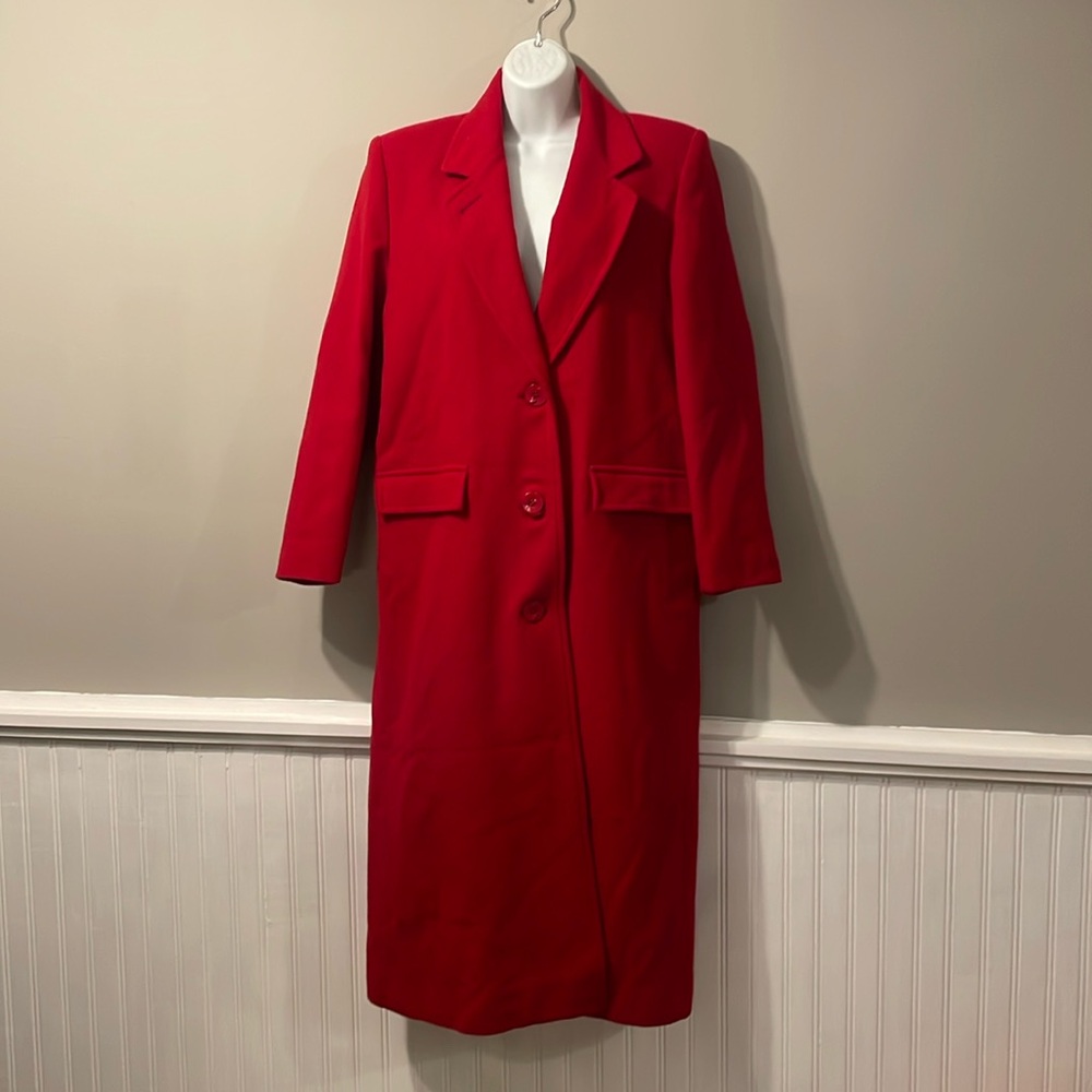 100% wool vintage london fog womens winter coat